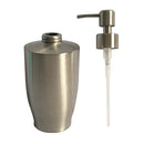Soap Dispensers Bottles Countertop Lotion Clear With Stainless Steel Pump Empty Liquid Hand Soap Dispenser Kitchen and Bathroom Boston Round Press Bottle