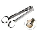 Stainless Steel Egg Tongs Baking BBQ Tongs Cooking Utensils 18.2cm Long