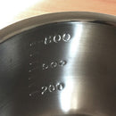 Stainless Steel Milk Pot Butter Warmer Pan Small Saucepan with Pour Spouts
