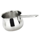 Stainless Steel Milk Pot Butter Warmer Pan Small Saucepan with Pour Spouts
