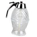 1pc Bee Hive Honey Syrup Dispenser Pot Jar 200ml Bee Hive with Trigger Stand