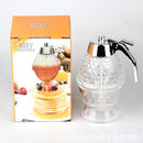 1pc Bee Hive Honey Syrup Dispenser Pot Jar 200ml Bee Hive with Trigger Stand