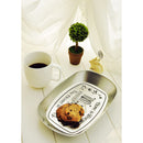 Small Tinplate Tray Snack Dessert Dishes Salad Plate Compote Food Serving Tray For Wedding Dinner,Freezer, Microwave and Dishwasher Safe