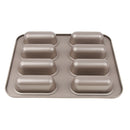 8 Cup Non-stick Mini Hotdog Tray Roasting Bread Baking Hotdog-shape Cake Pan