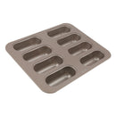 8 Cup Non-stick Mini Hotdog Tray Roasting Bread Baking Hotdog-shape Cake Pan