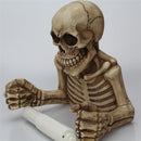 Wall-mounted Resin Skeleton Paper/Tissue Holder for Kitchen and Bathroom