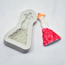 Bridal Silicone Mould DIY Fondant Cake Bake Mold for Wedding Cake Decoration