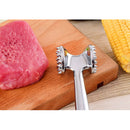 High Quality 304 Stainless Steel Meat Tenderizer Meat Hammer Long Handle for Beef, Steak, Chicken, Pork and Veal
