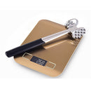 High Quality 304 Stainless Steel Meat Tenderizer Meat Hammer Long Handle for Beef, Steak, Chicken, Pork and Veal