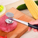 High Quality 304 Stainless Steel Meat Tenderizer Meat Hammer Long Handle for Beef, Steak, Chicken, Pork and Veal
