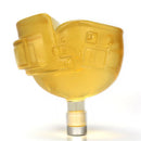 600ml 20oz Clear Glass Crystal Helmet-shaped Beer Vodka Bottle with Stopper
