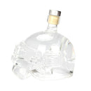 600ml 20oz Clear Glass Crystal Helmet-shaped Beer Vodka Bottle with Stopper