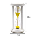 3 Min Hourglass Wooden Sand Timer Clock Kitchen Cooking Kids Learning Relief Visual Toy