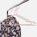 42cm Strong Metal Wire Clothes Hangers Hook Coat Trouser Skirt Holder Bar