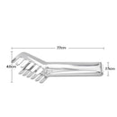 Food Tong Stainless Steel Pasta Spaghetti Noodle Clip Anti-Skid Tong Clamp Kitchen