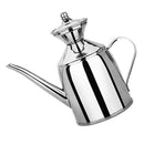 450ml Stainless Steel Oil & Vinegar Dispensers Kitchen Pot Handle Cruet,Leak-proof,Shatterproof,Dustproof Spout