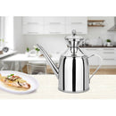 450ml Stainless Steel Oil & Vinegar Dispensers Kitchen Pot Handle Cruet,Leak-proof,Shatterproof,Dustproof Spout