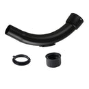 Vacuum Cleaner Adapter Elbow Pipe For 35mm Connector Inner Diameter Hose Black