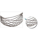Fruit Bowl Basket Holder Hold Nest Wire Kitchen Dinning Table Rack 2 Tier