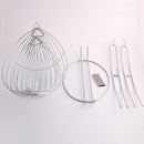Fruit Bowl Basket Holder Hold Nest Wire Kitchen Dinning Table Rack 2 Tier