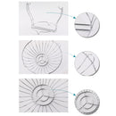 Fruit Drainer Basket Fruit Bowl Holder Storage Basket Stand Iron Wire Rack,Decorative Countertop Centerpiece or Serving Storage Basket,Easy to Clean