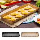 Nonstick Rectangular 14 inch Metal Tartlet Custard Quiche Pastry Pie Pan