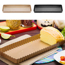 Nonstick Rectangular 14 inch Metal Tartlet Custard Quiche Pastry Pie Pan