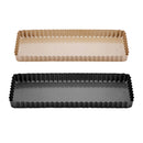 Nonstick Rectangular 14 inch Metal Tartlet Custard Quiche Pastry Pie Pan