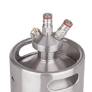 Stainless Keg Beer Growler Spear Tap Dispenser for Beer growler,2L,3.6L 5L