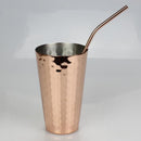 Stainless Steel Boston Cocktail Shaker 350ml Tin Beer Hammered Tumbler