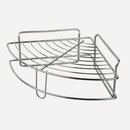 Adhesive Storage Caddy for Bath Shower Rack Wall Corner Basket Shelf Holder