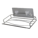 Non Rust Self Adhesive Bathroom Toilet Paper Caddy Organiser Shelf Stainless