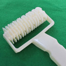Plastic Lattice Pie Cutter Pastry Dough Roller Bread Baking Pin 12x14cm