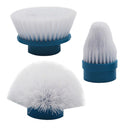 Multi-Purpose Turbo Scrub Electric Cleaning Brush Head Set 3Pcs Toilet Brush