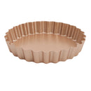 Gold Round 4'' Pie Cake Tart Mold Removable Non-Stick Bottom Bake Mould