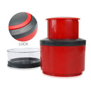 Plastic Chopper Pressing Cutter - Vegetable Food Onion Garlic Slicer Dicer Mincer Kitchen Utensil