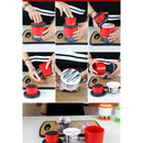 Plastic Chopper Pressing Cutter - Vegetable Food Onion Garlic Slicer Dicer Mincer Kitchen Utensil