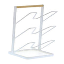 Chic Kitchen Storage Organizer Pot Cover Rack Stand 3-Tier Design Holder