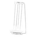 Durable Stainless Steel Barbecue BBQ Grill Skewers Hotel Buffet Food Rack
