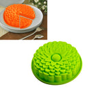 Chrysanthemum Cake Mold Trays 8.6inch Silicone Baking Pan For Mousse Brownie