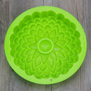 Chrysanthemum Cake Mold Trays 8.6inch Silicone Baking Pan For Mousse Brownie