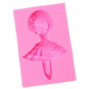 1pc Sugarcraft Dancing Girl Silicone Cake Decorating Mould Art Craft DIY
