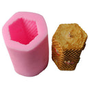 Honeycomb Silicone Mould Fondant Icing Cake Cupcake Topper Clay Candle Mold (9.5x4.7x4cm)