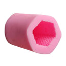 Honeycomb Silicone Mould Fondant Icing Cake Cupcake Topper Clay Candle Mold (9.5x4.7x4cm)