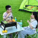 Mini Iron Barbecue Oven BBQ Grill Charcoal Portable For Camping Picnic,Easy to carry
