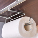 Under Cupboard Shelf Kitchen Paper Towel Roll Holder Hanger Storage Rack