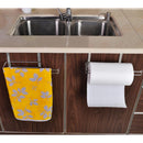 Under Cupboard Shelf Kitchen Paper Towel Roll Holder Hanger Storage Rack