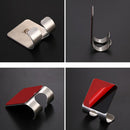 Self-adhesive Bath Paste Linked Stainless Hook Power Cord Plug Holder Sticky