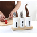 Kitchen Cutlery Utensil Holder Caddy Flatware Spoon Organizer Storage