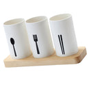 Kitchen Cutlery Utensil Holder Caddy Flatware Spoon Organizer Storage